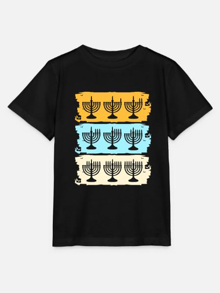 Hanukah Hanukkah Chanukkah - Stanley/Stella Kinder T-Shirt MINI CREATOR - Schwarz
