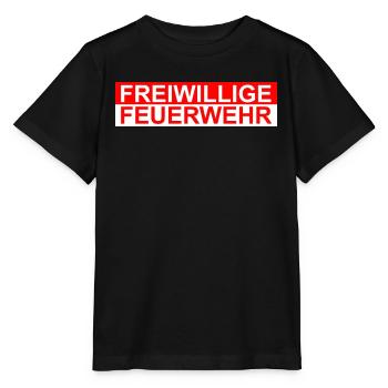 Freiwillige Feuerwehr - Stanley/Stella Kinder T-Shirt MINI CREATOR  - Schwarz - Vorne - Mikhail (115cm)