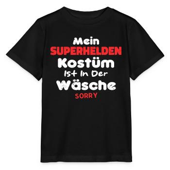 Mein Superheld Kostüm Ist In Der Wäsche - Stanley/Stella Kinder T-Shirt MINI CREATOR  - Schwarz - Vorne - Mikhail (115cm)