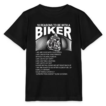 Bikers - Stanley/Stella MINI CREATOR Kids’ T-Shirt - black - Front - Mikhail (115cm)