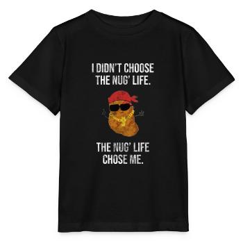 Chicken nugget - Stanley/Stella MINI CREATOR Kids’ T-Shirt - black - Front - Mikhail (115cm)