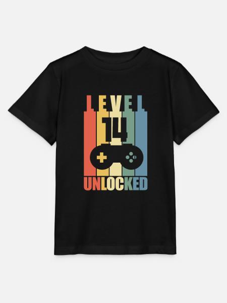 Level 14 - Stanley/Stella Kinder T-Shirt MINI CREATOR - Schwarz