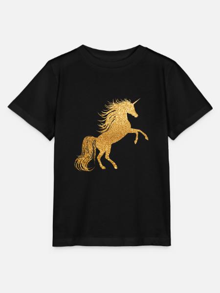 Einhorn - Stanley/Stella Kinder T-Shirt MINI CREATOR - Schwarz