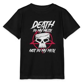 Vegan Death Metal - Stanley/Stella Kinder T-Shirt MINI CREATOR  - Schwarz - Vorne - Mikhail (115cm)