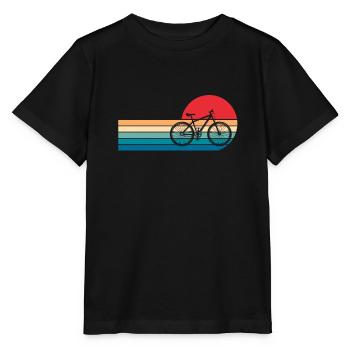 Bicycle bike cycling racing bike bike gift - Stanley/Stella MINI CREATOR Kids’ T-Shirt - black - Front - Mikhail (115cm)