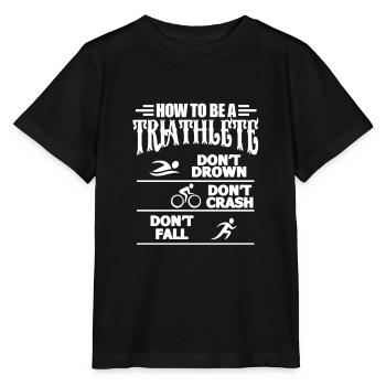 Triathlon - Stanley/Stella MINI CREATOR Kids’ T-Shirt - black - Front - Mikhail (115cm)