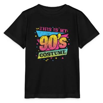 90er Jahre - Stanley/Stella Kinder T-Shirt MINI CREATOR  - Schwarz - Vorne - Mikhail (115cm)