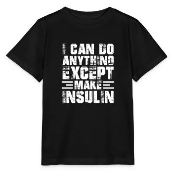 diabetes - Stanley/Stella MINI CREATOR Kids’ T-Shirt - black - Front - Mikhail (115cm)