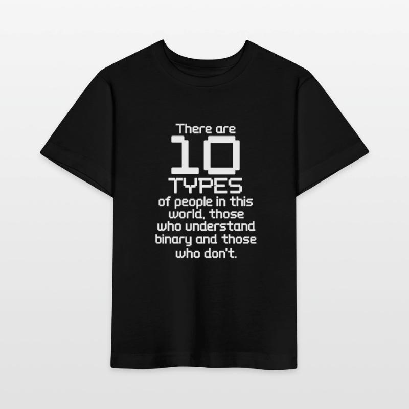 Cadeau de nerd informatique programmeur de code binaire T-shirt bio MINI CREATOR Stanley/Stella Enfant