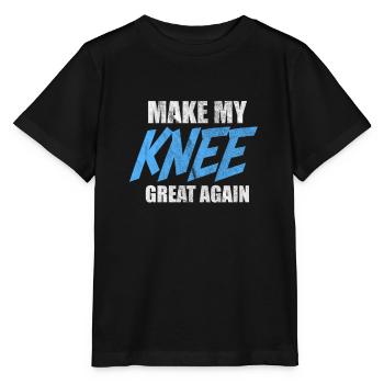 Knie Op Operation Verletzung Chirurgie Geschenk - Stanley/Stella Kinder T-Shirt MINI CREATOR  - Schwarz - Vorne - Mikhail (115cm)