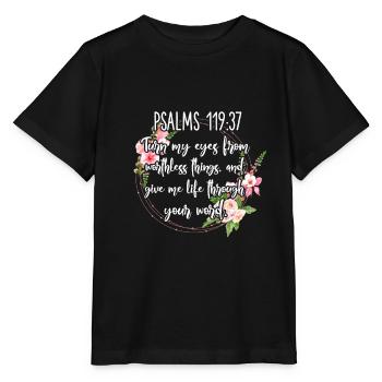 Bibel - Stanley/Stella Kinder T-Shirt MINI CREATOR  - Schwarz - Vorne - Mikhail (115cm)