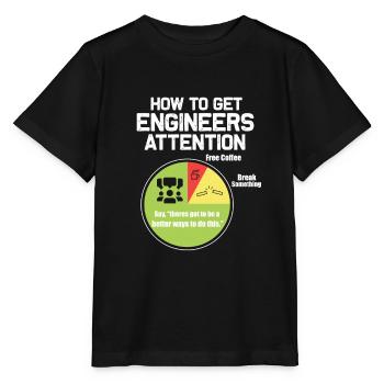 Ingenieur - Stanley/Stella Kinder T-Shirt MINI CREATOR  - Schwarz - Vorne - Mikhail (115cm)