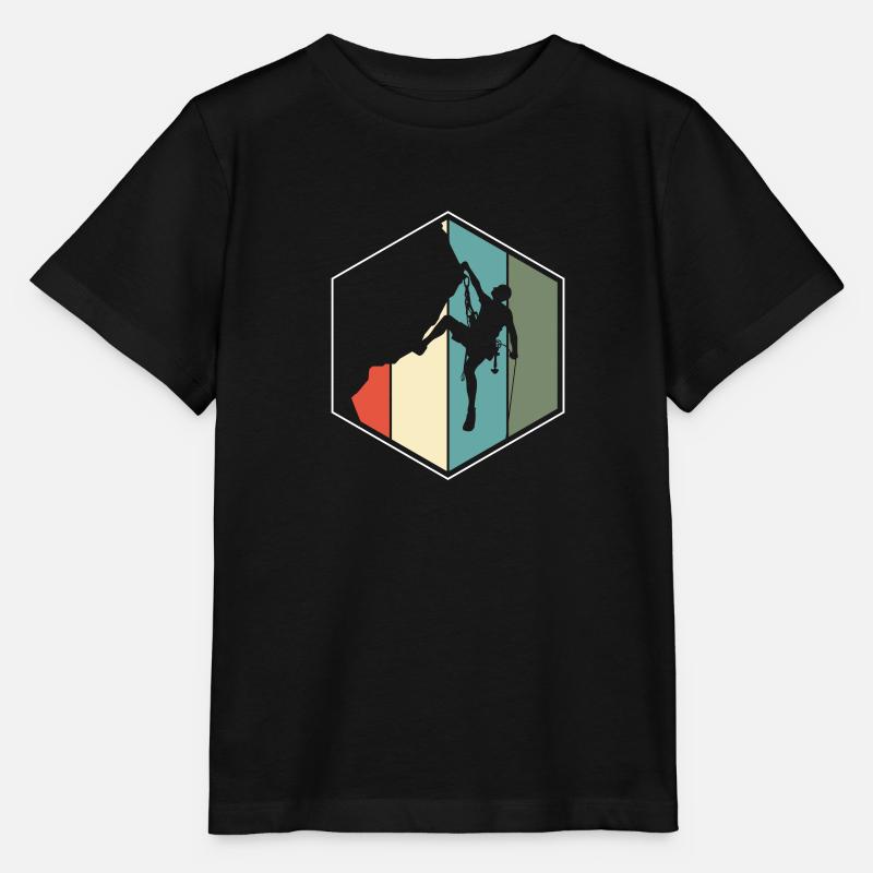 Klettern - Stanley/Stella Kinder T-Shirt MINI CREATOR  - Schwarz