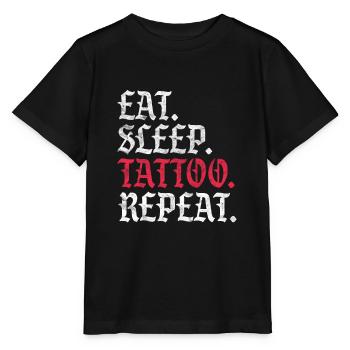 Tattoo tattooed tattoos tattoo gift - Stanley/Stella MINI CREATOR Kids’ T-Shirt - black - Front - Mikhail (115cm)