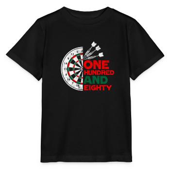 Dart Darts Bullseye Dartboard Dart Gift - Stanley/Stella MINI CREATOR Kids’ T-Shirt - black - Front - Mikhail (115cm)