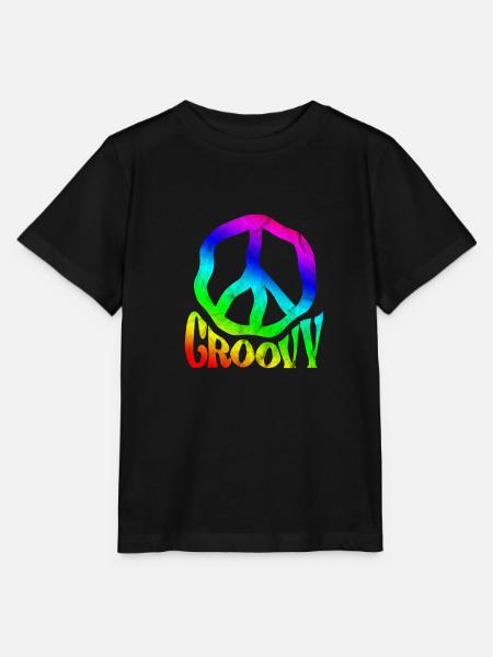 Hippie - Stanley/Stella Kinder T-Shirt MINI CREATOR - Schwarz