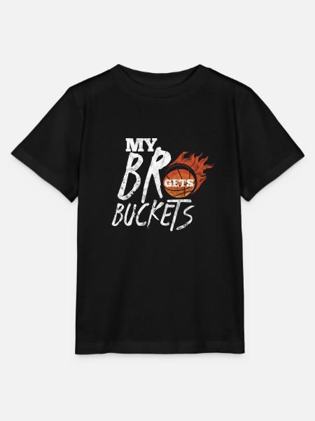 Basketball Bruder - Stanley/Stella Kinder T-Shirt MINI CREATOR - Schwarz