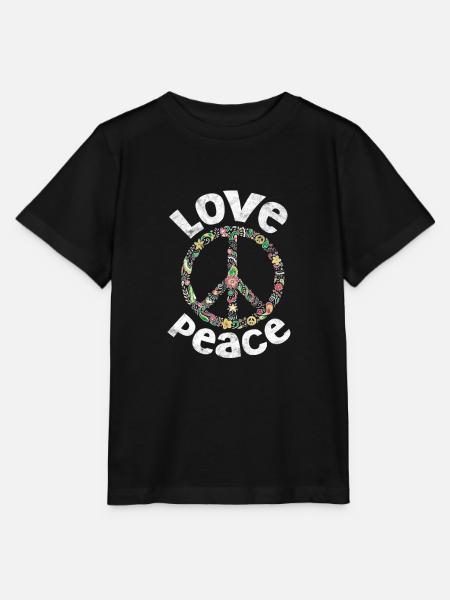 Hippie - Stanley/Stella Kinder T-Shirt MINI CREATOR - Schwarz