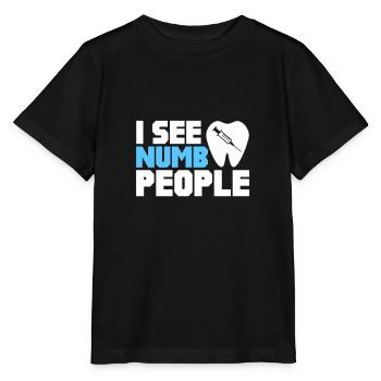 Dentiste Dentiste Dentiste Dentist Dents Cadeau - T-shirt bio MINI CREATOR Stanley/Stella Enfant - noir - Devant - Mikhail (115cm)