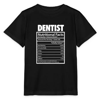 Dentiste Dentiste Dentiste Dentist Dents Cadeau - T-shirt bio MINI CREATOR Stanley/Stella Enfant - noir - Devant - Mikhail (115cm)