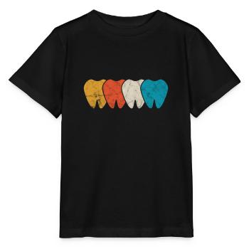 Zahnarzt - Stanley/Stella Kinder T-Shirt MINI CREATOR  - Schwarz - Vorne - Mikhail (115cm)