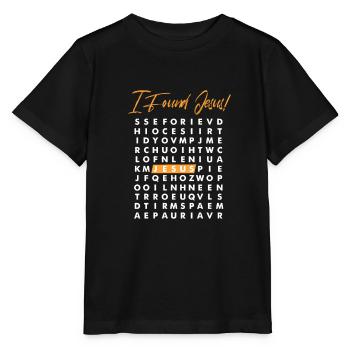Jésus-Christ Christ Religion chrétienne Don - T-shirt bio MINI CREATOR Stanley/Stella Enfant - noir - Devant - Mikhail (115cm)