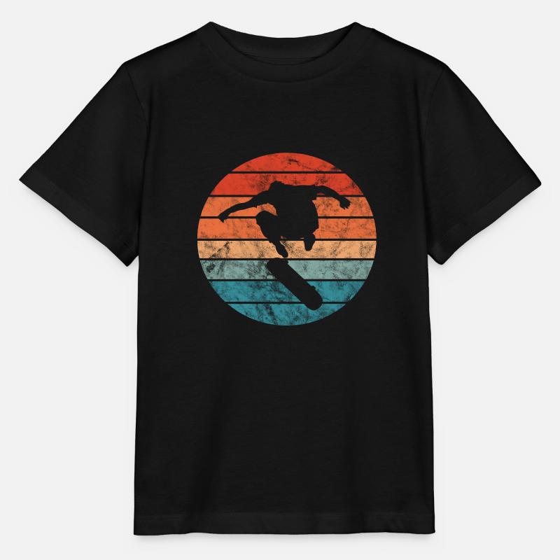 Skateboard - T-shirt bio MINI CREATOR Stanley/Stella Enfant - noir