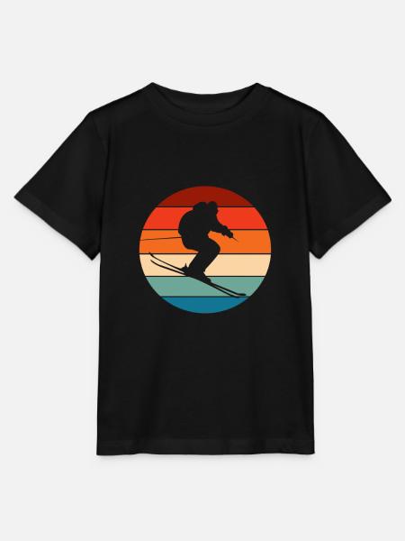 Ski - Stanley/Stella Kinder T-Shirt MINI CREATOR - Schwarz