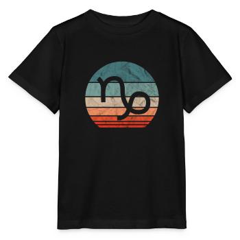 Sternzeichen Steinbock - Stanley/Stella Kinder T-Shirt MINI CREATOR  - Schwarz - Vorne - Mikhail (115cm)