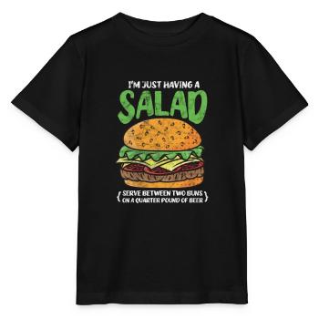 Burger - T-shirt bio MINI CREATOR Stanley/Stella Enfant - noir - Devant - Mikhail (115cm)