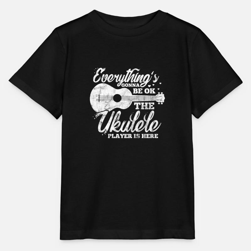 Ukulele - Stanley/Stella Kinder T-Shirt MINI CREATOR  - Schwarz