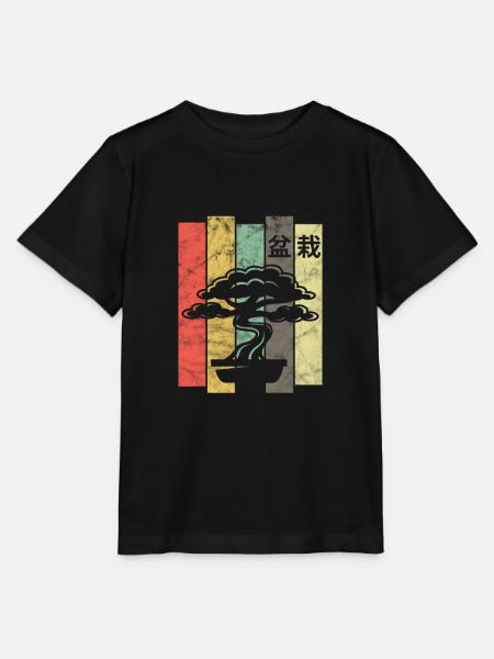 Bonsai - Stanley/Stella Kinder T-Shirt MINI CREATOR - Schwarz
