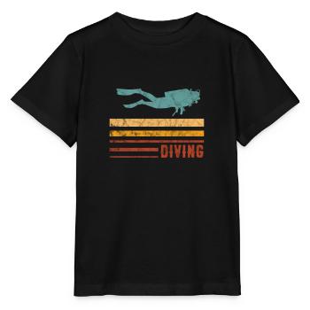 Diver - Stanley/Stella MINI CREATOR Kids’ T-Shirt - black - Front - Mikhail (115cm)