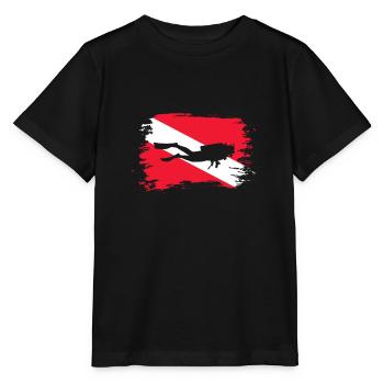 Divers Diving Sea Holiday Diving Gift - Stanley/Stella MINI CREATOR Kids’ T-Shirt - black - Front - Mikhail (115cm)