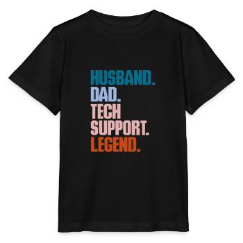 Support technique Computer It Admin Cadeau - T-shirt bio MINI CREATOR Stanley/Stella Enfant - noir - Devant - Mikhail (115cm)