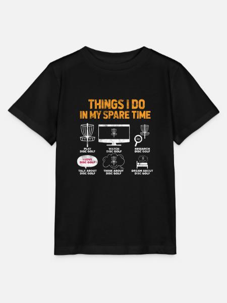 Disc Golf - Stanley/Stella Kinder T-Shirt MINI CREATOR - Schwarz