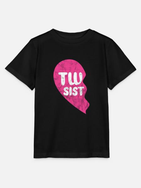 Zwillingsschwester - Stanley/Stella Kinder T-Shirt MINI CREATOR - Schwarz
