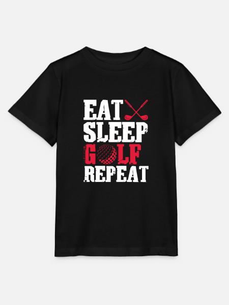 Golf Golfer Golfschläger Golfball Geschenk - Stanley/Stella Kinder T-Shirt MINI CREATOR  - Schwarz