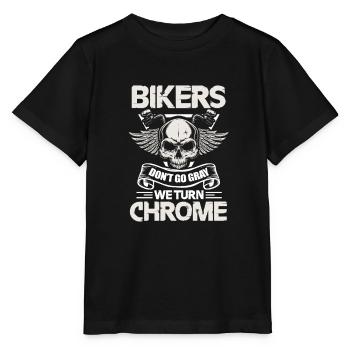 Biker - Stanley/Stella MINI CREATOR Kids’ T-Shirt - black - Front - Mikhail (115cm)