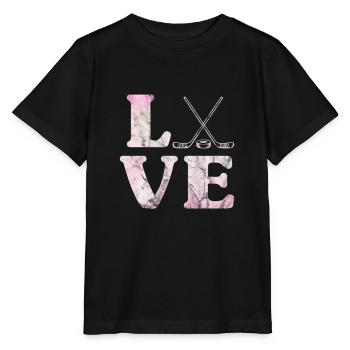 Masque de hockey sur glace Hockey Girl Ice Hockey Team Cadeau - T-shirt bio MINI CREATOR Stanley/Stella Enfant - noir - Devant - Mikhail (115cm)
