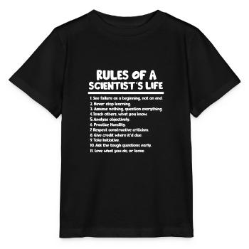 Science - T-shirt bio MINI CREATOR Stanley/Stella Enfant - noir - Devant - Mikhail (115cm)