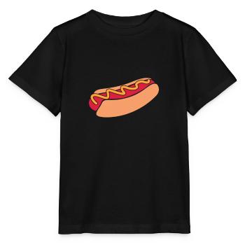 Hot dog - Stanley/Stella MINI CREATOR Kids’ T-Shirt - black - Front - Mikhail (115cm)