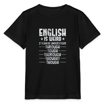 Grammatik Lehrer Englisch - Stanley/Stella Kinder T-Shirt MINI CREATOR  - Schwarz - Vorne - Mikhail (115cm)