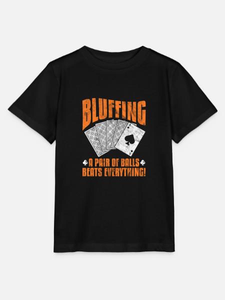 Poker - Stanley/Stella Kinder T-Shirt MINI CREATOR - Schwarz