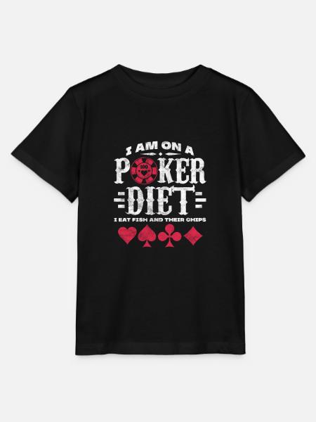 Poker - Stanley/Stella Kinder T-Shirt MINI CREATOR  - Schwarz