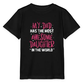 Père Fille - T-shirt bio MINI CREATOR Stanley/Stella Enfant - noir - Devant - Mikhail (115cm)
