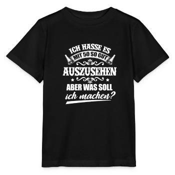 50. Geburtstag - Stanley/Stella Kinder T-Shirt MINI CREATOR  - Schwarz - Vorne - Mikhail (115cm)