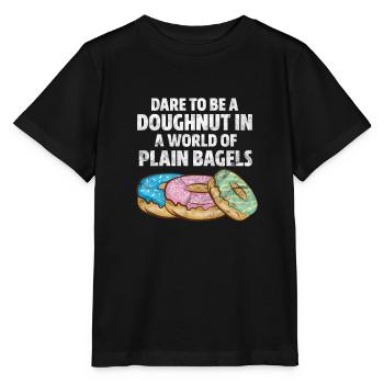 Donut - Stanley/Stella Kinder T-Shirt MINI CREATOR  - Schwarz - Vorne - Mikhail (115cm)