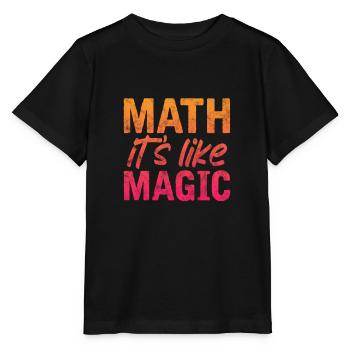 Mathematik - Stanley/Stella Kinder T-Shirt MINI CREATOR  - Schwarz - Vorne - Mikhail (115cm)