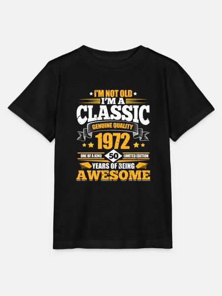 1972 - Stanley/Stella Kinder T-Shirt MINI CREATOR  - Schwarz